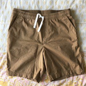 Goodfellow Everyday Drawstring Dark Tan / Brown Shorts